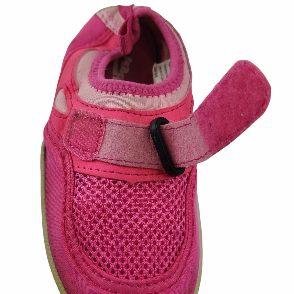 SeaFit Water Shoes Girls Size 10/11 Pink Mesh Hook Loop Athletic Aqua Sneakers - Picture 6 of 8